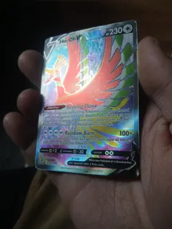 Pokemon Silver Tempest Ho-Oh v Full Art Holo Card 187/195 Ultra Rare Minty 🔥 - Image 2