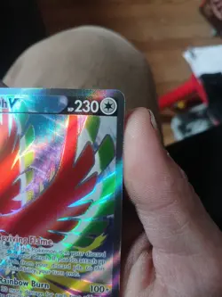 Pokemon Silver Tempest Ho-Oh v Full Art Holo Card 187/195 Ultra Rare Minty 🔥 - Image 4