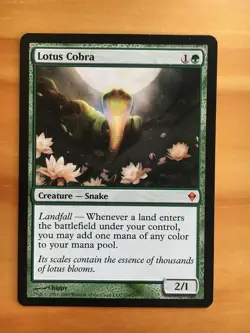 Mtg Zendikar Lotus Cobra SP - Image 1