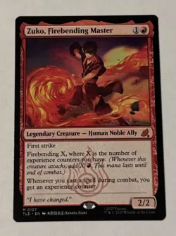 MTG Zuko, Firebending Master - Avatar The Last Airbender: Eternal-Legal NM - Image 1