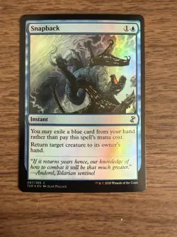 Snapback - Foil - 87 - Time Spiral: Remastered (TSR) MTG - Image 1