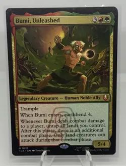 Bumi, Unleashed Avatar The Last Airbender Regular Mythic TLA 211 mtg NM/M - Image 1