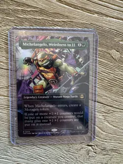 Michelangelo, Weirdness to 11 (Borderless) Teenage Mutant Ninja Turtles Foil - Image 1