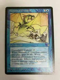 ILLUSIONS OF GRANDEUR HP Ice Age Reserved List mtg Magic fast shipping - Image 1