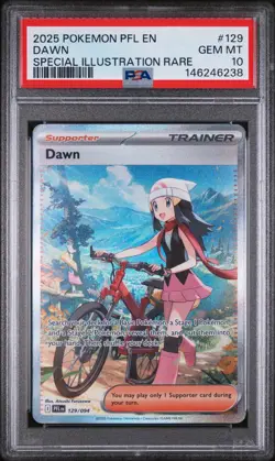 2025 Pokemon Phantasmal Flames EN Dawn Special Illustration Rare PSA 10 129/094 - Image 1