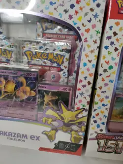 Pokemon TCG Scarlet Violet 151 Alakazam Ex Box Lot of 2 fully sealed shrink wrap - Image 5