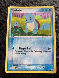 Pokemon TCG - Squirtle 82/112 [Holo] - FireRed & LeafGreen - LP - Image 1