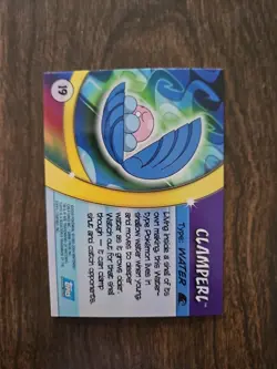 Pokemon Clamperl #19 Topps Advanced Challenge FOIL - Image 2