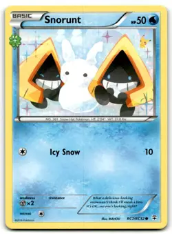 2016 XY - Generations Pokemon TCG Card #RC7 Snorunt - Image 1