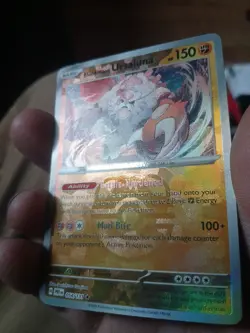 Pokemon Blood Ursaluna Prismatic 054/131 Holo Masterball Pattern Minty 🔥 - Image 1