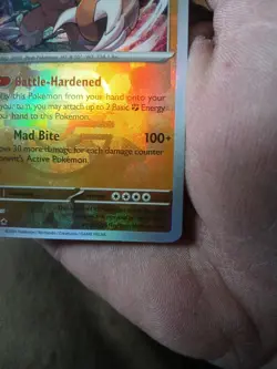 Pokemon Blood Ursaluna Prismatic 054/131 Holo Masterball Pattern Minty 🔥 - Image 4