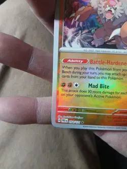 Pokemon Blood Ursaluna Prismatic 054/131 Holo Masterball Pattern Minty 🔥 - Image 5