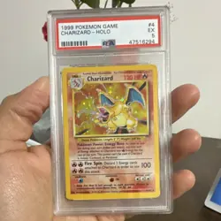 Charizard (Holo Rare) 4/102 Base Set 1999 PSA 5 Pokemon TCG - Image 1