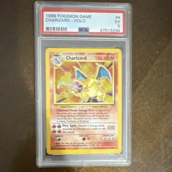 Charizard (Holo Rare) 4/102 Base Set 1999 PSA 5 Pokemon TCG - Image 3