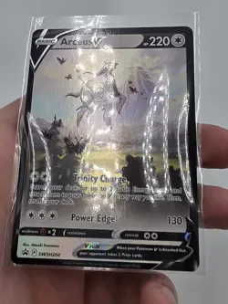 Arceus V SWSH204 Near Mint - Sword Shield Black Star Promo - Pokemon TCG - Image 2