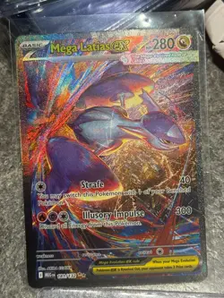 Pokemon Mega Latias ex 181/132 NM Mega Evolution Holo - GRADEABLE / MINT - Image 1