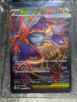 Pokemon Mega Latias ex 181/132 NM Mega Evolution Holo - GRADEABLE / MINT - Image 2