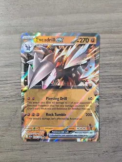 Pokemon TCG Excadrill ex 046/086 Double Rare Black Bolt NM - Image 1