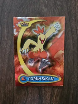 Pokemon Topps Combusken #21 Advanced Challenge Card FOIL - Image 1