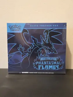 Pokemon Mega Evolution Phantasmal Flames Elite Trainer Box ETB Factory Sealed - Image 1