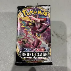 Pokemon TCG SWSH Rebel Clash 1x Booster Pack - Random Artwork [English] - Image 1