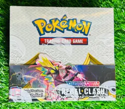 Pokemon Rebel Clash Booster Box Sealed Sword Shield 36 Packs TCG - Image 1