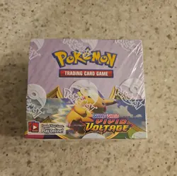 Pokemon Sword & Shield: Vivid Voltage Booster Box – Factory Sealed – 36 Packs 820650827495 - Image 1