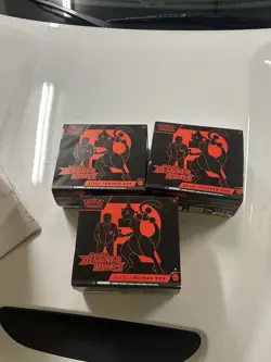 🔥 3 Pokemon TCG Destined Rivals Elite Trainer Box Empty Display Quick Sale 🔥 - Image 1
