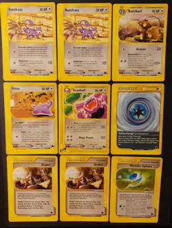 Pokemon Set Skyridge 2002 Konvolut 9 Karten │u.a. Ditto 51/144│ LP│ DE/ENG - Image 1
