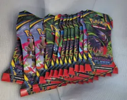 POKEMON ME02: PHANTASMAL FLAMES SLEEVED BOOSTER PACK LOT OF 13 SEALED - Image 1