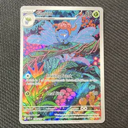 Pokemon Gloom 198/197 Illustration Rare Holo SV03 Obsidian Flames English 2023 - Image 1