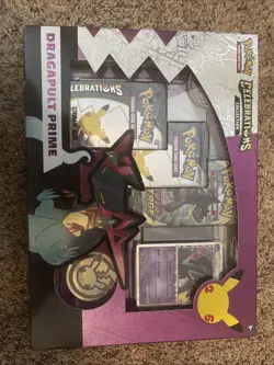 Pokemon 25th Celebrations Dragapult Prime Collection Box New Sealed 820650809385 - Image 1