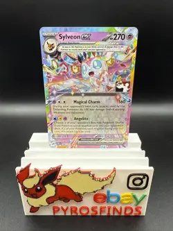 Sylveon ex 086/191 Pokemon Play! Prize Pack Series 7 Play Stamp NM CLEAN - Image 1