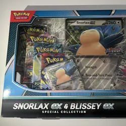 POKEMON TCG SNORLAX EX BLISSEY EX SPECIAL COLLECTION NEW & SEALED ✅🚚 - Image 4