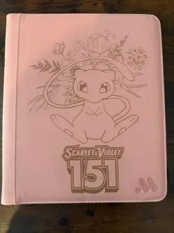 pokemon Laser Engraved 151 Top Loader Binder (Made To Order) - Image 1