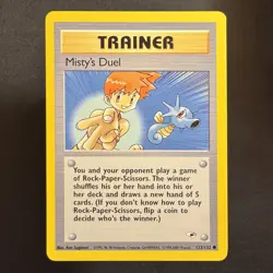 Misty's Duel - 123/132 - Gym Heroes - Pokemon - Common - Played - Image 1