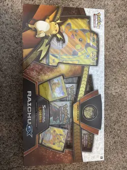 Sealed Pokemon Shining Legends Raichu GX Special Collection Box - Image 1