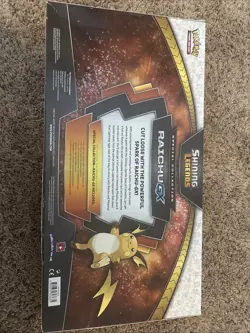 Sealed Pokemon Shining Legends Raichu GX Special Collection Box - Image 2
