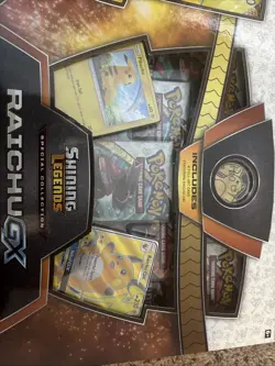 Sealed Pokemon Shining Legends Raichu GX Special Collection Box - Image 3