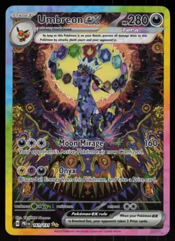Umbreon ex 161/131 Special Illustration Rare Prismatic Evolutions Pokemon - Image 1