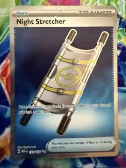 Night Stretcher - Ultra Rare 173/132 - Mega Evolution - Pokemon NM/M - Ships Now - Image 1