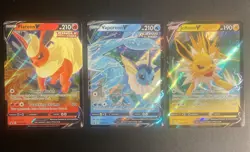 Pokemon TCG 3 Card Lot - Flareon, Vaporeon, Jolteon - Black Star Promo Set - Image 1