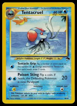 Pokemon Card - Tentacruel Southern Islands 10/18 Promo - Image 1