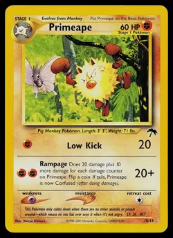 Pokemon Card - Primeape Southern Islands 18/18 Promo - Image 1