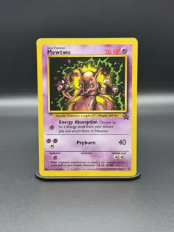 Mewtwo 14/53 Wotc Promo Regular (DMG) Vintage Pokemon Cards Black Star Promo - Image 1