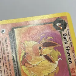 1st Edition Dark Flareon - Team Rocket - #35/82 - Vintage Pokemon Card 1999 - Image 4