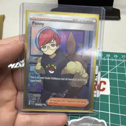 Pokemon TCG Scarlet & Violet Penny Card 239/198 Full Art Holo - Image 1