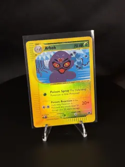 Arbok – Aquapolis e-Reader – Reverse Holo – Near Mint – Authentic Pokemon Card - Image 1