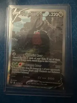Regidrago V 184/195 Silver Tempest Alt Art Ultra Rare Holo Pokemon Card MINT - Image 3