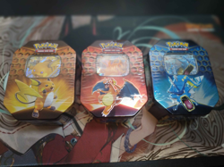 Pokemon Card Game: Hidden Fates Tin (Set of 3, 1 of each type) - Image 1